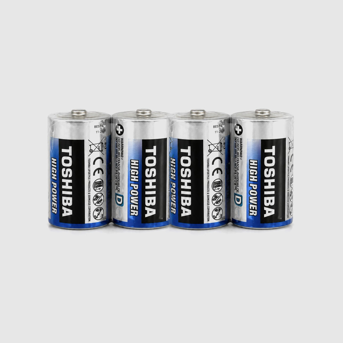 4 סוללות Power D